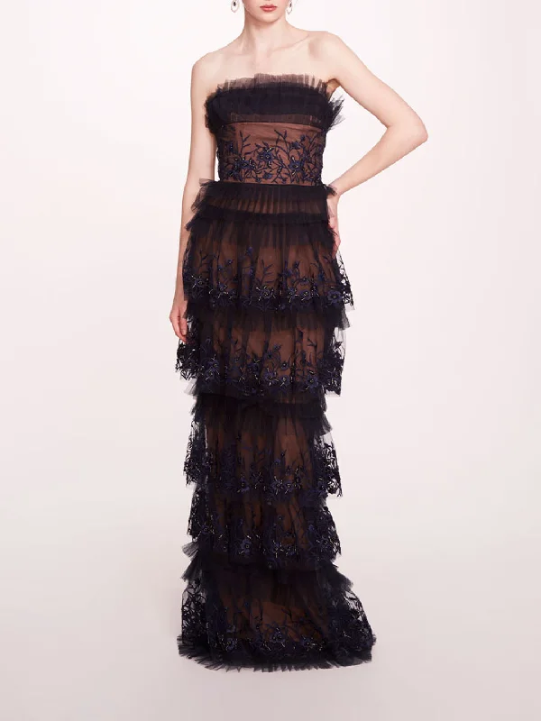 Hottest Discounts of the Year!Hottest Discounts of the Year!Tiered Terrarium Column Gown Hottest Discounts of the Year!Hottest Discounts of the Year!Tiered Terrarium Column Gown