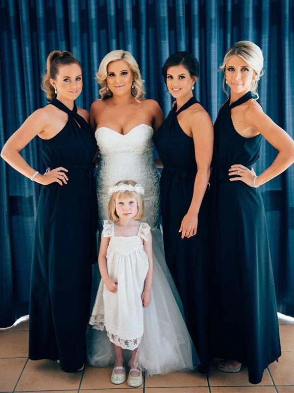 Biggest Sale of the Season!Biggest Sale of the Season!Navy Halter Long A-line Jersey Bridesmaid Dresses Biggest Sale of the Season!Biggest Sale of the Season!Navy Halter Long A-line Jersey Bridesmaid Dresses