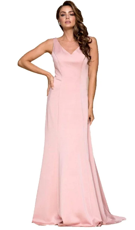 Hurry! While Supplies Last!Hurry! While Supplies Last!Nox Anabel - Q011 Sleeveless V-neck A-line Dress Hurry! While Supplies Last!Hurry! While Supplies Last!Nox Anabel - Q011 Sleeveless V-neck A-line Dress