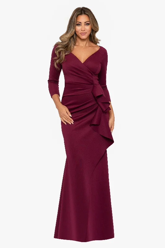 Shop Smart, Save Big!Shop Smart, Save Big!Petite "Lexi" Side-Slit Scuba V-Neck Party Dress Shop Smart, Save Big!Shop Smart, Save Big!Petite "Lexi" Side-Slit Scuba V-Neck Party Dress