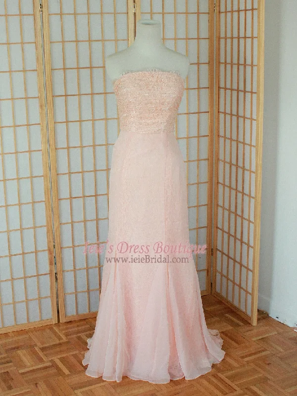 Buy One, Get One Free!Buy One, Get One Free!Ready to Wear Blush Pink Strapless Formal Prom Evening Dress | NS2007