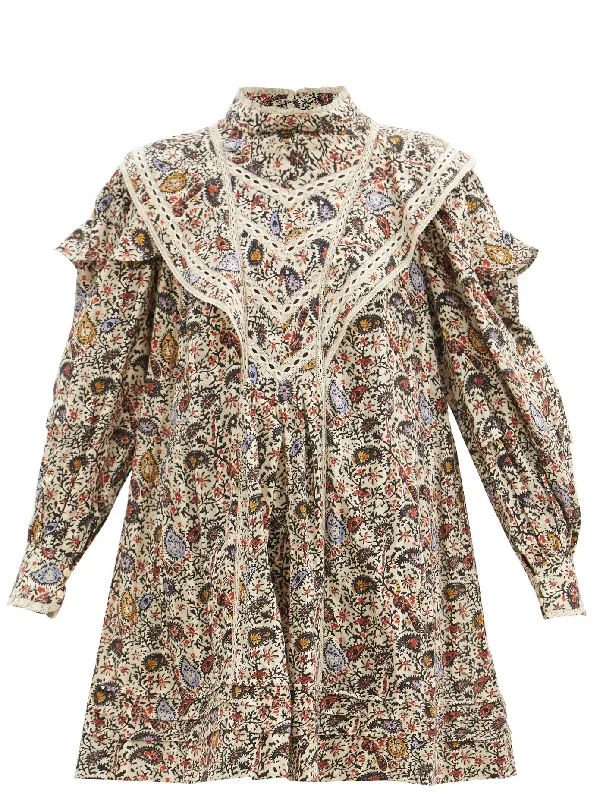 Today’s Deals, Tomorrow’s Regrets!Today’s Deals, Tomorrow’s Regrets!Rebel Race-Trimmed Paisley-Print棉质迷你连衣裙 Today’s Deals, Tomorrow’s Regrets!Today’s Deals, Tomorrow’s Regrets!Rebel Race-Trimmed Paisley-Print棉质迷你连衣裙