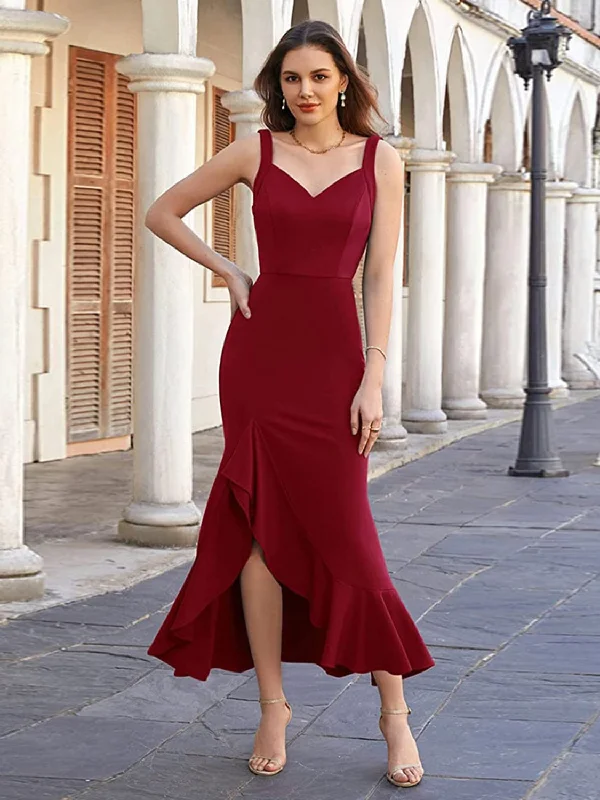 Instant Savings Await!Instant Savings Await!Ruffled Sweetheart Neck Fishtail Cami Dress Instant Savings Await!Instant Savings Await!Ruffled Sweetheart Neck Fishtail Cami Dress