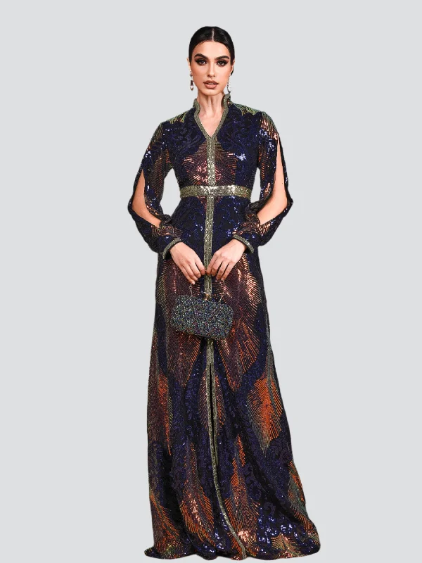 Don’t Wait – Shop Today!Don’t Wait – Shop Today!Cutout Sequin Maxi Dress ME00330