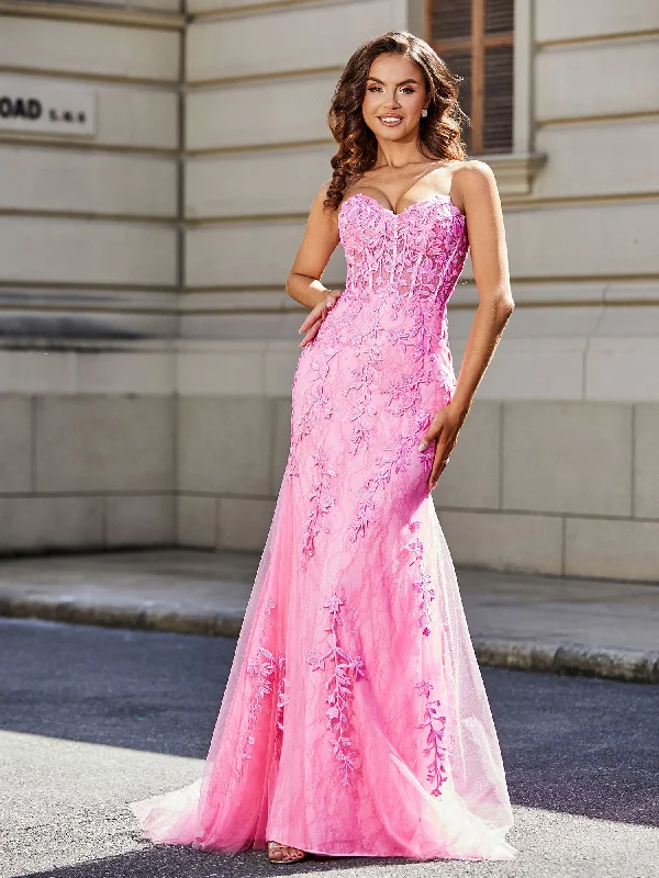 The Sale You’ve Been Waiting For!The Sale You’ve Been Waiting For!Strapless Lace Up Back Mermaid Tulle Gown Pink The Sale You’ve Been Waiting For!The Sale You’ve Been Waiting For!Strapless Lace Up Back Mermaid Tulle Gown Pink
