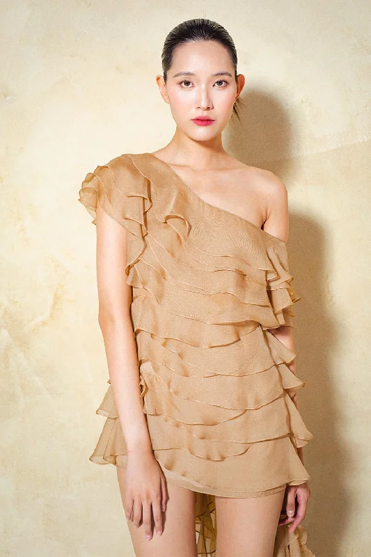 Only a Few Left – Order Now!Only a Few Left – Order Now!Yasmin Layered Diagonal Neck Organza Voile Mini Dress Only a Few Left – Order Now!Only a Few Left – Order Now!Yasmin Layered Diagonal Neck Organza Voile Mini Dress
