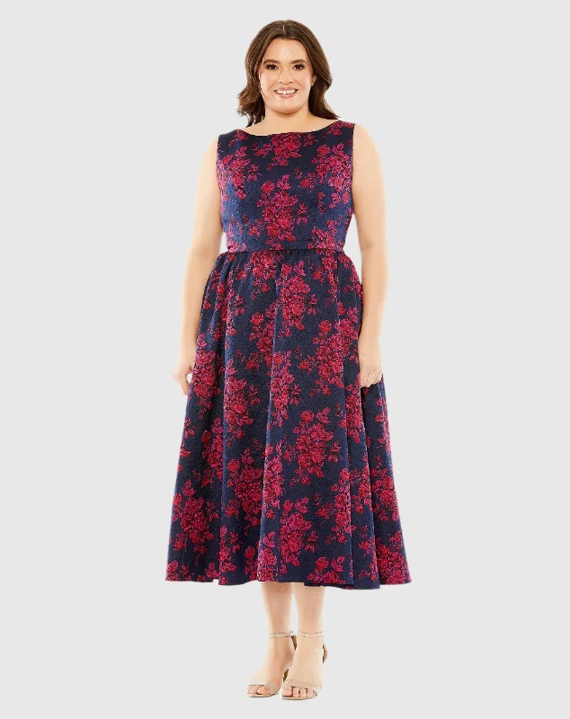 Seasonal Sale – Shop Now!Seasonal Sale – Shop Now!Sleeveless Floral Embroidered Dress