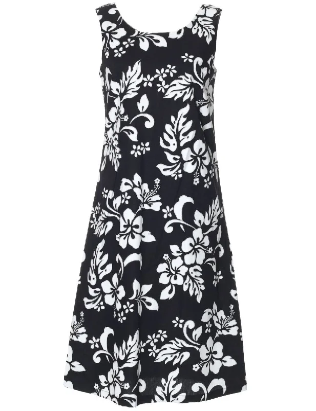 Buy One, Get One Free!Buy One, Get One Free!Bias Knee Length Hawaiian Dress Island Hibiscus