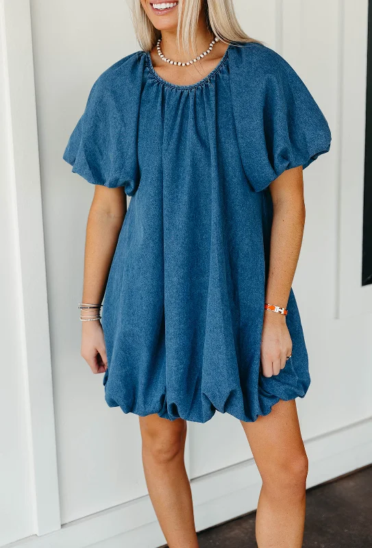 Limited-Time Price Drop!Limited-Time Price Drop!Blue Skies Mini Dress - Denim