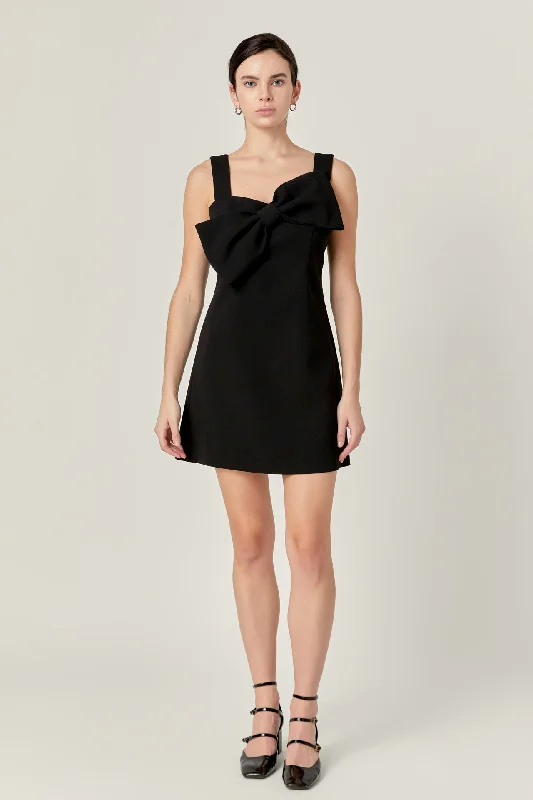 New Discounts Just Dropped!New Discounts Just Dropped!Bow Sleeveless Mini Dress