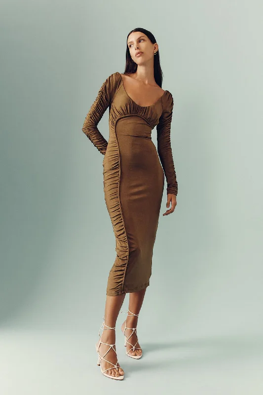Flash Deals – Act Quickly!Flash Deals – Act Quickly!Cini Gathered Midi Dress