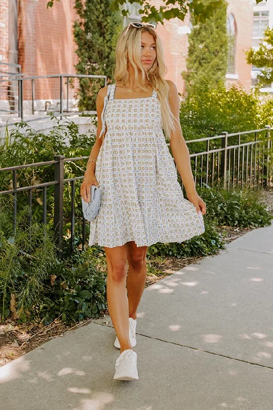 Limited Time Offer!Limited Time Offer!Classic Charm Floral Mini Dress