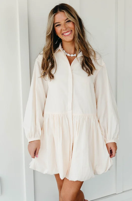 Massive Price Cuts!Massive Price Cuts!Delia Mini Dress - Natural