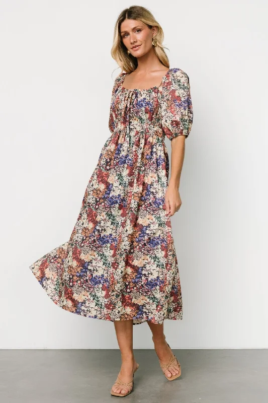 Today Only – Don’t Miss It!Today Only – Don’t Miss It!Eden Midi Dress | Black Multi Print