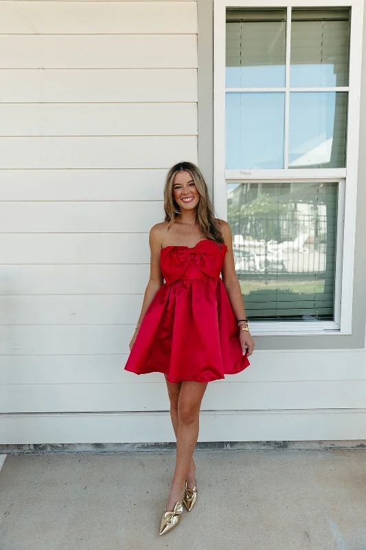 Best Offers of the Month!Best Offers of the Month!Eliza Mini Dress - Red