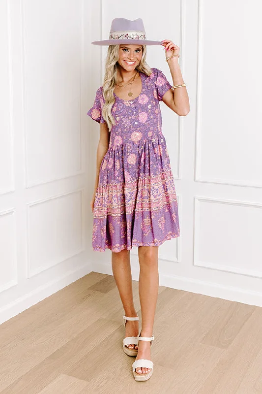 Limited-Time Price Drop!Limited-Time Price Drop!English Garden Floral Mini Dress