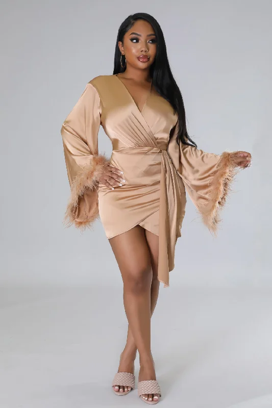 Score Big Savings Today!Score Big Savings Today!Feather Touch Dress