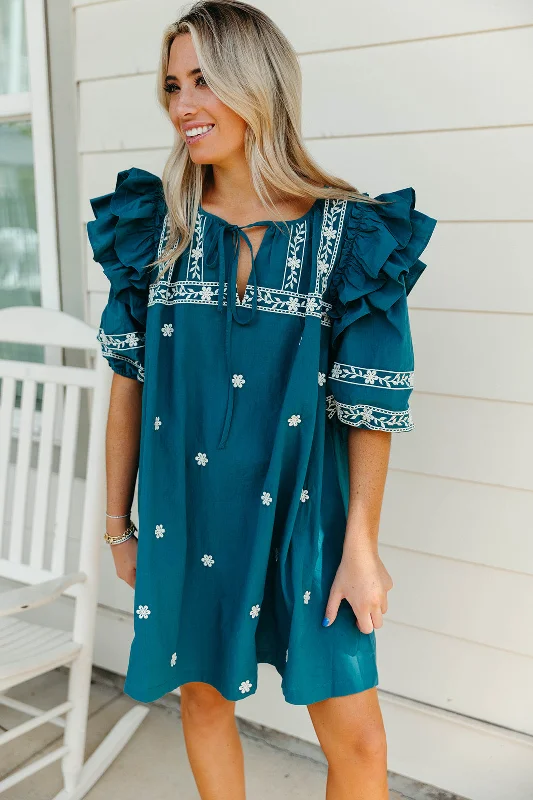 Flash Deals – Act Quickly!Flash Deals – Act Quickly!Keegan Mini Dress - Dark Teal