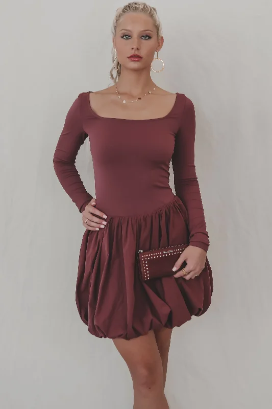 Lowest Prices Guaranteed!Lowest Prices Guaranteed!Later Hater Long Sleeve Bubble Dress Romper
