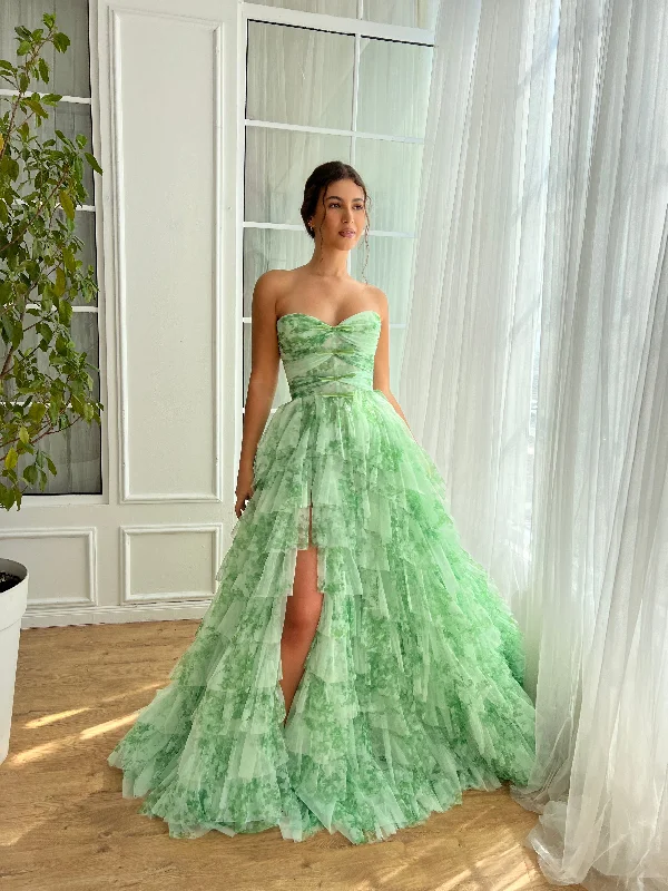 One Day Only – Huge Savings!One Day Only – Huge Savings!Mint Sky Bows Gown