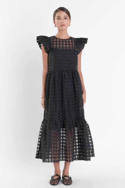 Steals and Deals Await!Steals and Deals Await!Organza Midi Dress