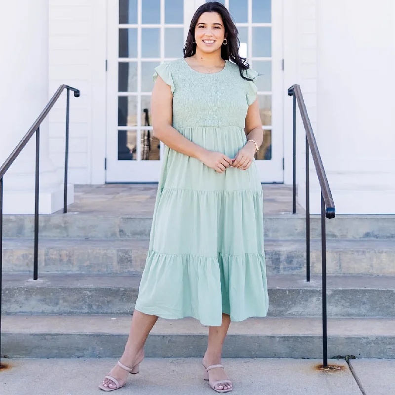 Flash Sale – Act Fast!Flash Sale – Act Fast!Our Sweet Memories Dress, Sage