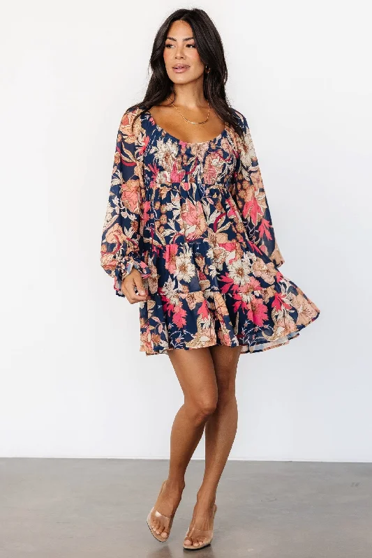 One Day Only – Huge Savings!One Day Only – Huge Savings!Rubi Short Dress | Navy Multi Floral