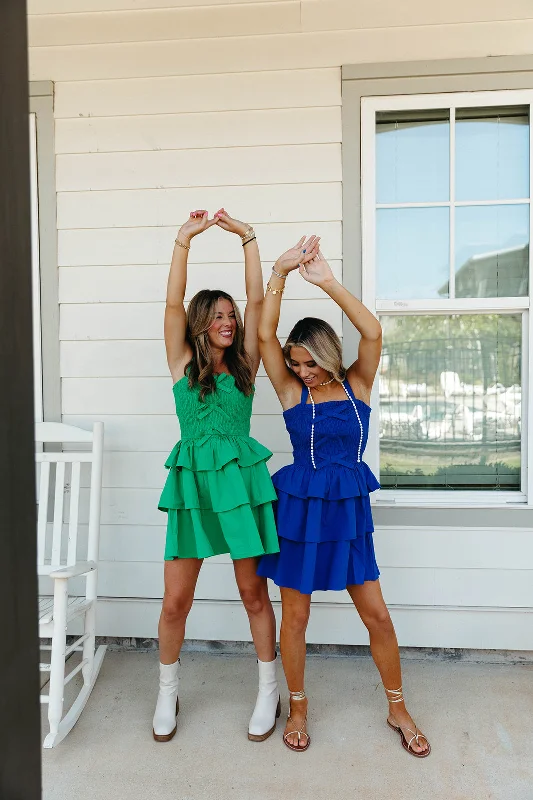 Save More When You Shop More!Save More When You Shop More!Sure Of It Mini Dress - Green