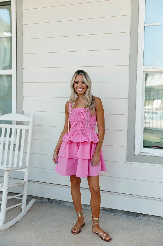 Get It Before It’s Gone!Get It Before It’s Gone!Sure Of It Mini Dress - Pink