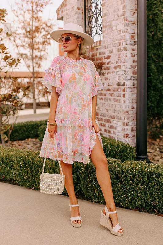 Incredible Savings Inside!Incredible Savings Inside!Sweet Blossom Ruffle Mini Dress Incredible Savings Inside!Incredible Savings Inside!Sweet Blossom Ruffle Mini Dress