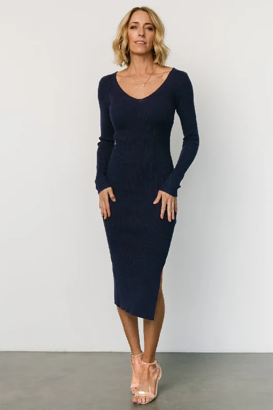 Steals and Deals Await!Steals and Deals Await!Tacey Midi Dress | Navy