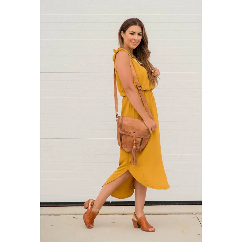 Your Discount is Waiting!Your Discount is Waiting!Tie Shoulder Tank Midi