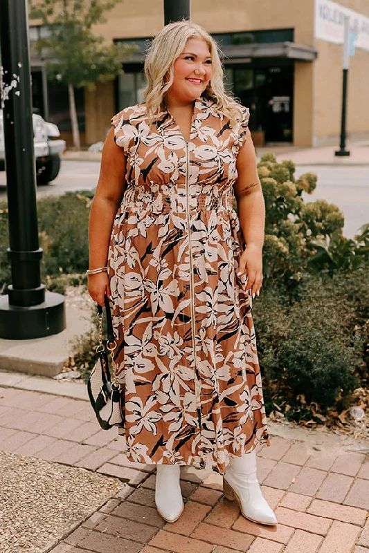 New Discounts Just Dropped!New Discounts Just Dropped!Winery Welcome Floral Midi in Camel Curves New Discounts Just Dropped!New Discounts Just Dropped!Winery Welcome Floral Midi in Camel Curves